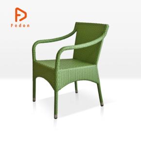 Aluminum Recycled PE Rattan Weaving Chair