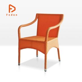 Aluminum Recycled PE Rattan Weaving Chair