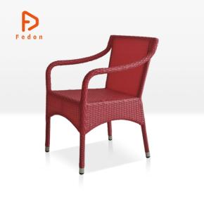 Aluminum Recycled PE Rattan Weaving Chair