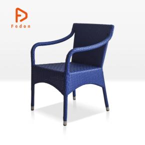Aluminum Recycled PE Rattan Weaving Chair