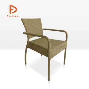 Aluminum Recycled PE Rattan Weaving Chair